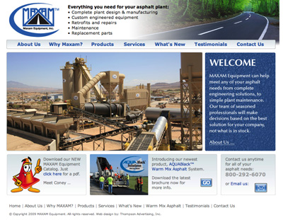 MAXAM Equipment